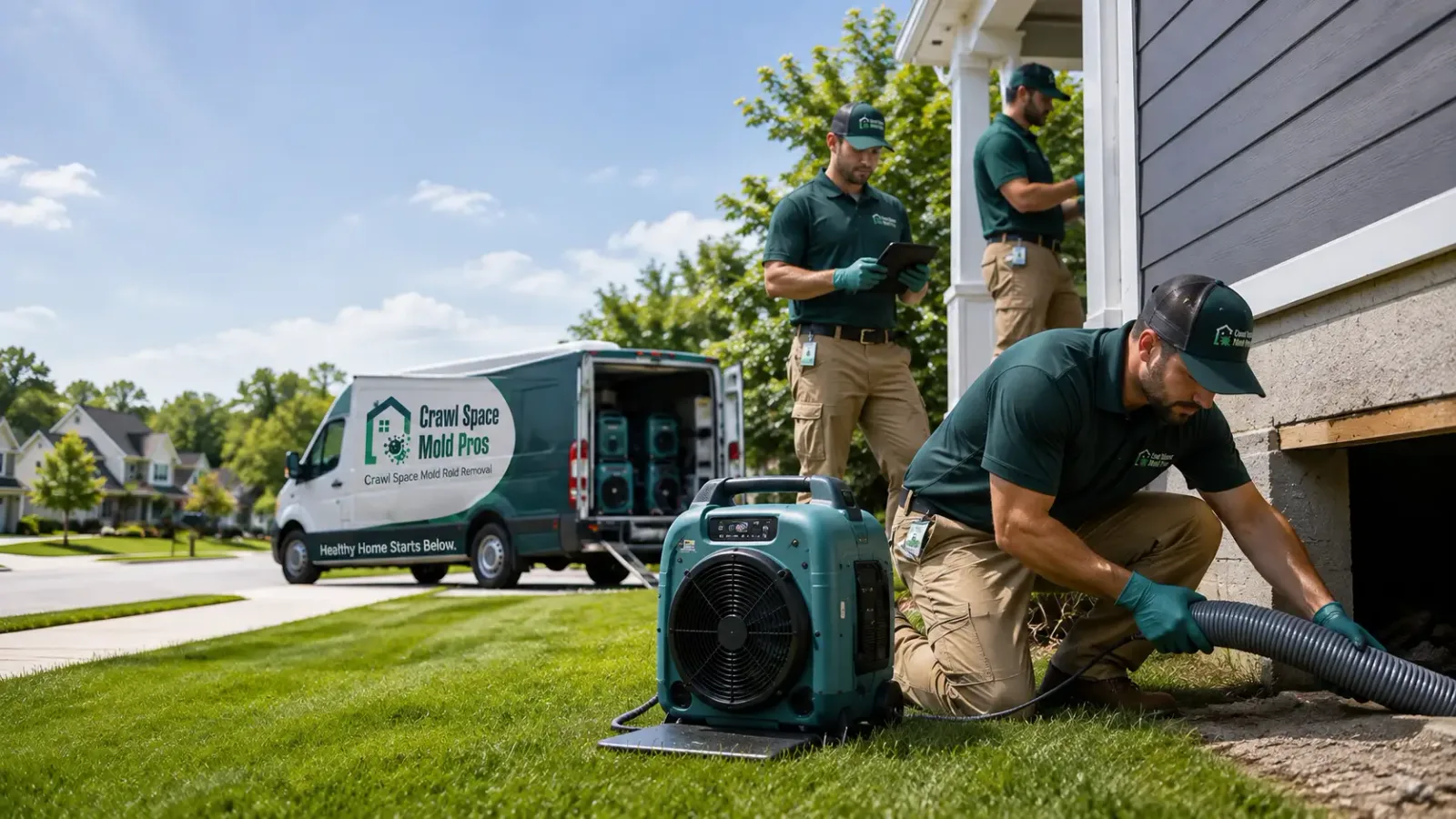 Crawl Space Mold Removal in Carman, IL
